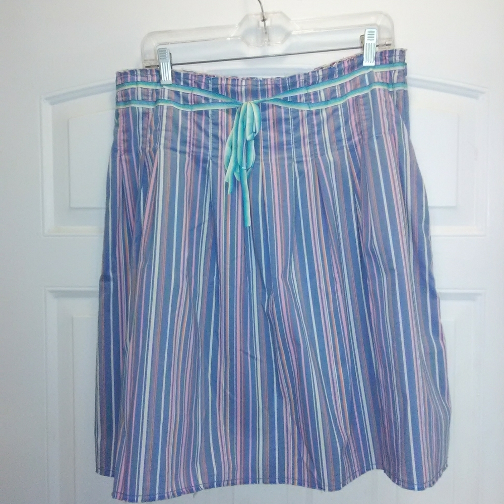 Pinstripe Skirt
